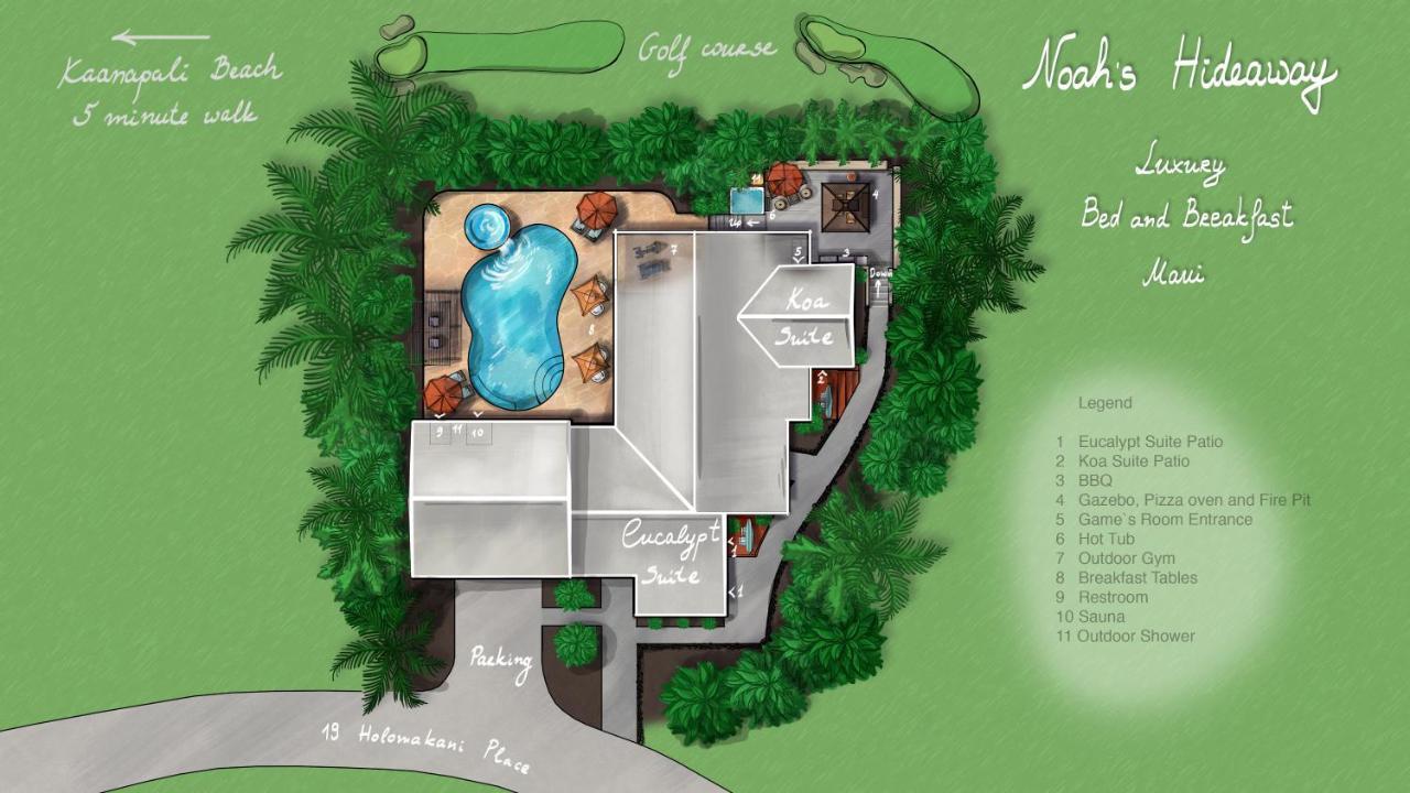 Noahs Hideaway Luxury B&B Lahaina Ngoại thất bức ảnh